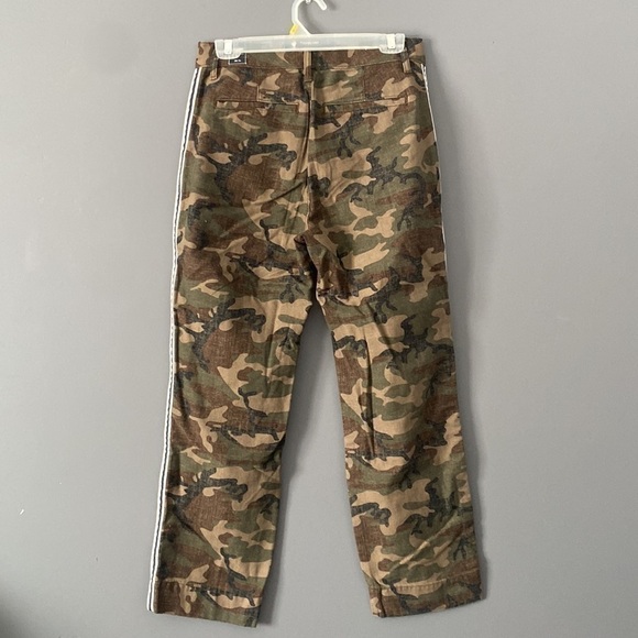 Y2K Vintage Inspired Abercrombie Camo Pants Size 28 Streetwear Cool Straight Leg - Picture 5 of 13